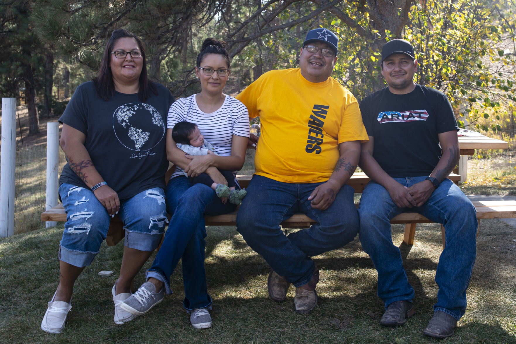 August "Tiger" Scalpcane and family